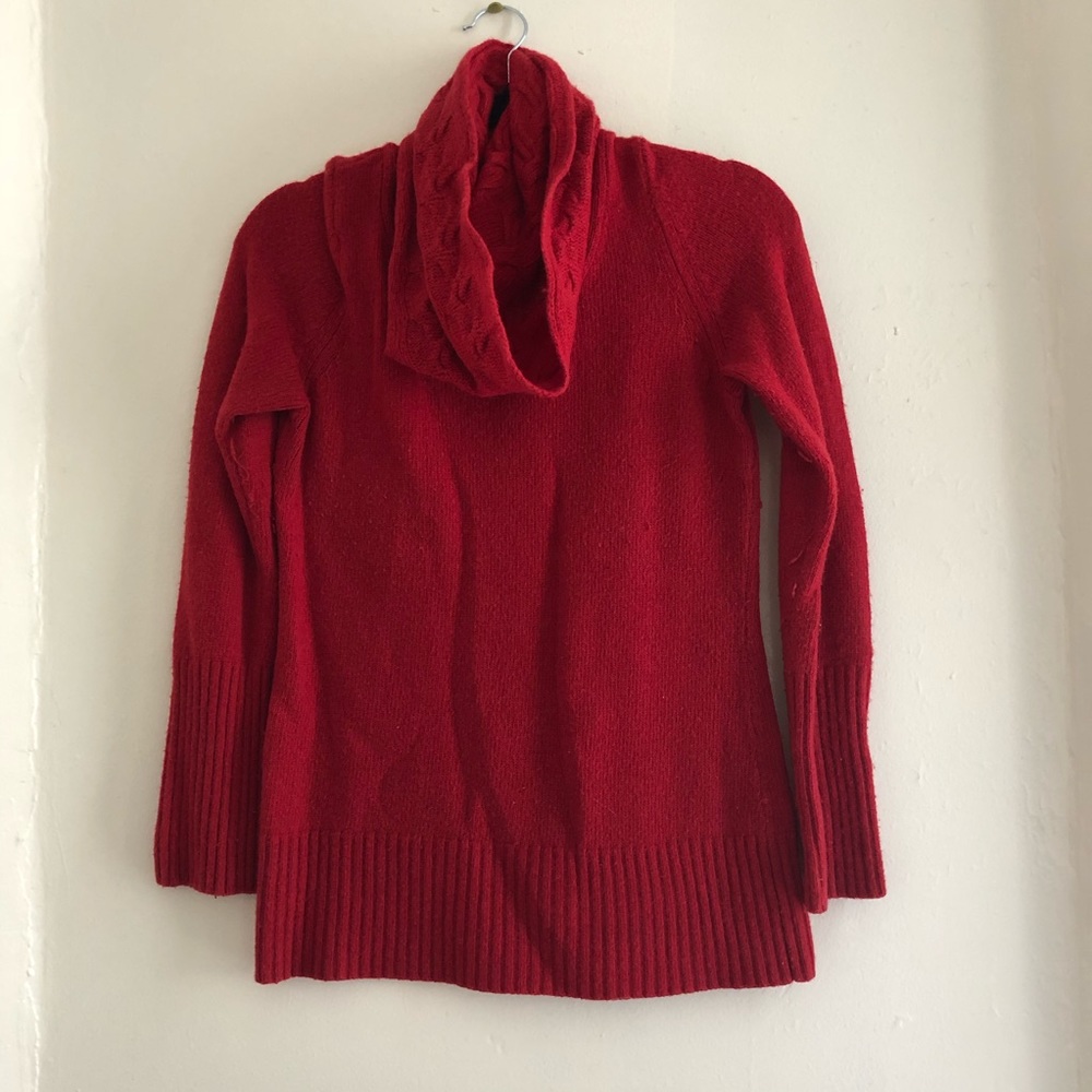 Warm cowl sweater